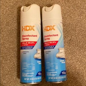 - @ Two HDX disinfectant spray